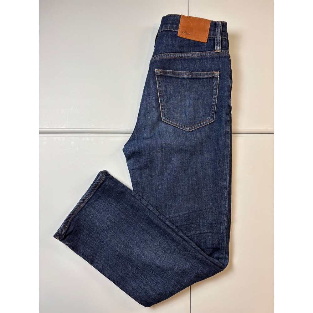 J.Crew Billie Demi Boot Crop Jeans Womens 26‎ Dark Wash High Rise Denim